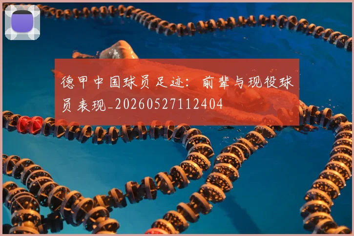 德甲中国球员足迹:前辈与现役球员表现_20260527112404